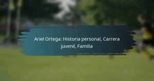 Ariel Ortega: Historia personal, Carrera juvenil, Familia