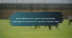 Javier Mascherano: Logros internacionales, Liderazgo en la selección nacional, Partidos clave
